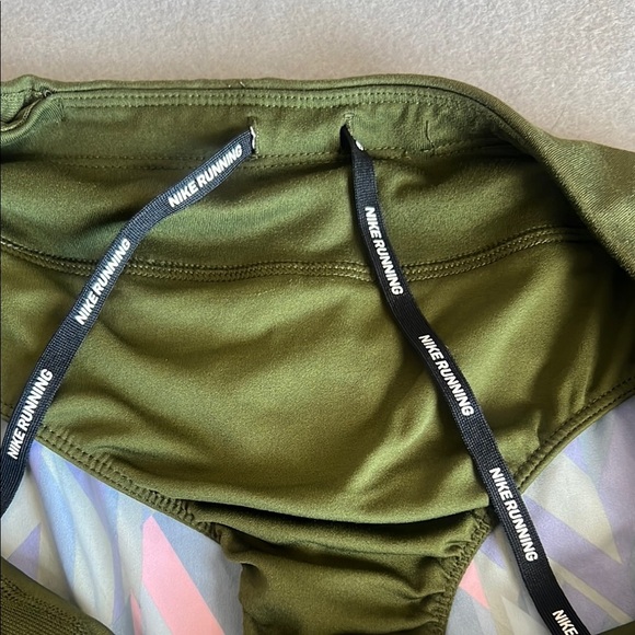 Nike Blue and Green Athletic Shorts with Elastic Waistband - Picture 9 of 12